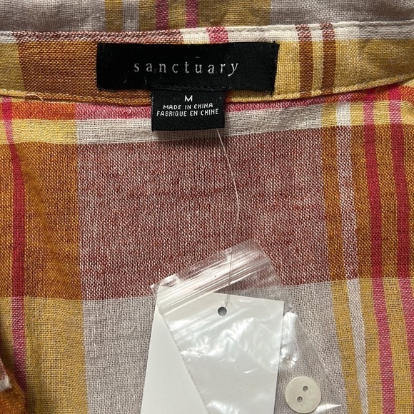 SANCTUARY Bottom Down Top with front bottom tie NWT - Picture 6 of 8